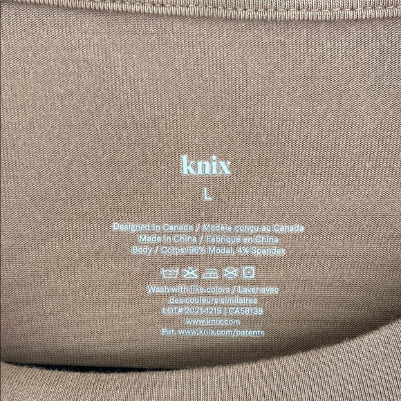 Knix Modal T-Shirt Short Sleeved Size Large - Picture 3 of 5